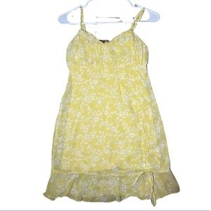 Yellow Floral Dress
